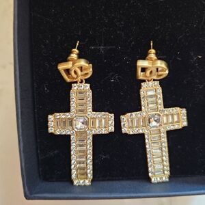 Dolace and Gabana Cross Earings